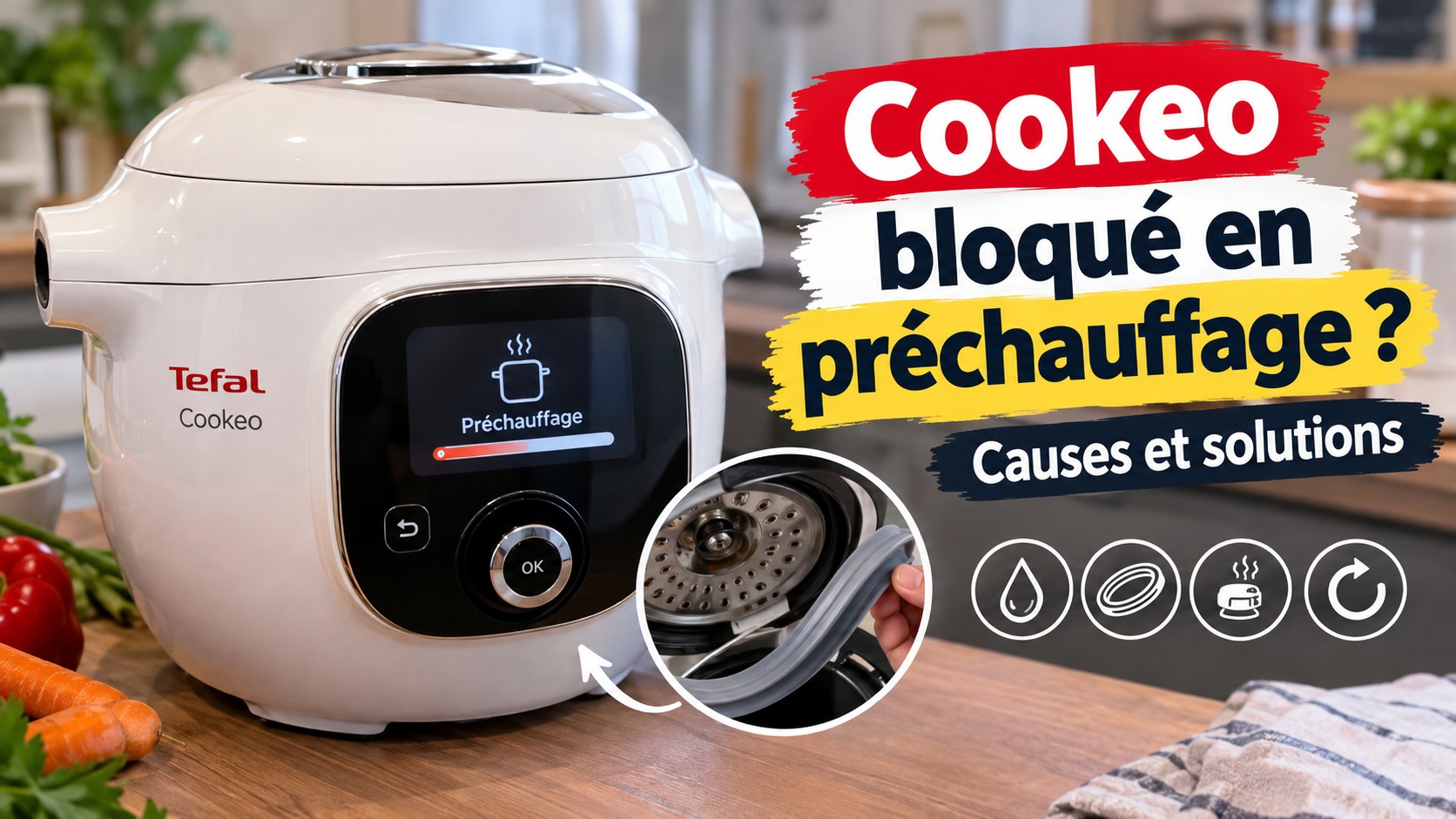 Cookeo bloqué préchauffage